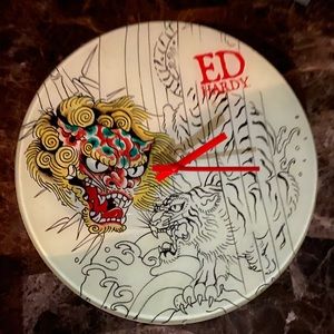 Designer clock Ed hardy